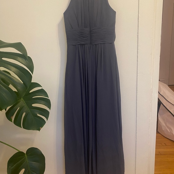 Bridesmaids dress in stormy blue - Picture 5 of 8